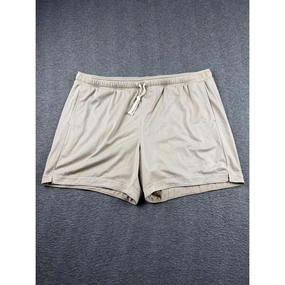 DSG Men's 7" Shorts Size XXL Light Sand Mid-Rise Relaxed Fit Athletic‎ Casual